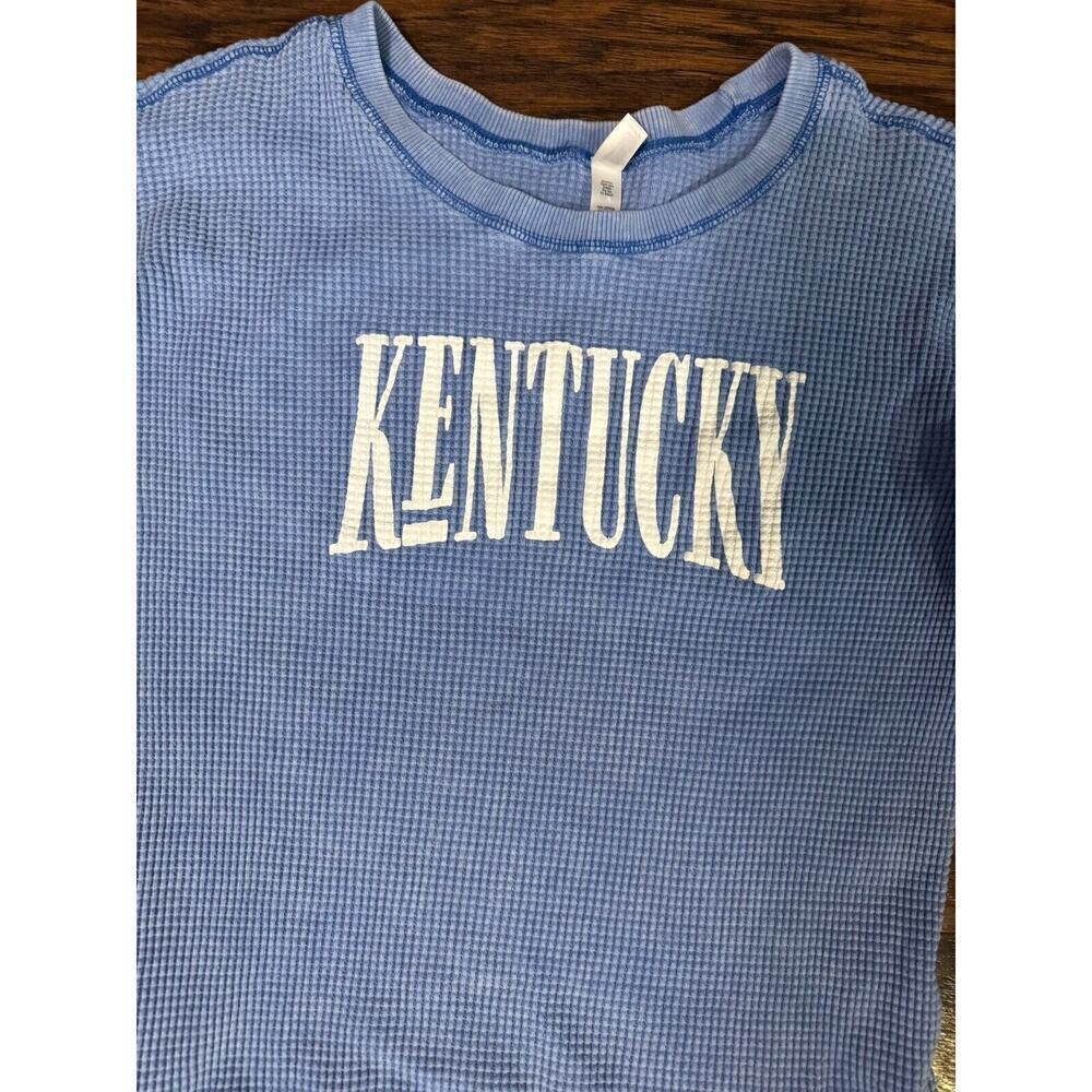 Pennant Sportswear Kentucky Shirt Blue Long Sleeve Sz:small - Picture 3 of 7